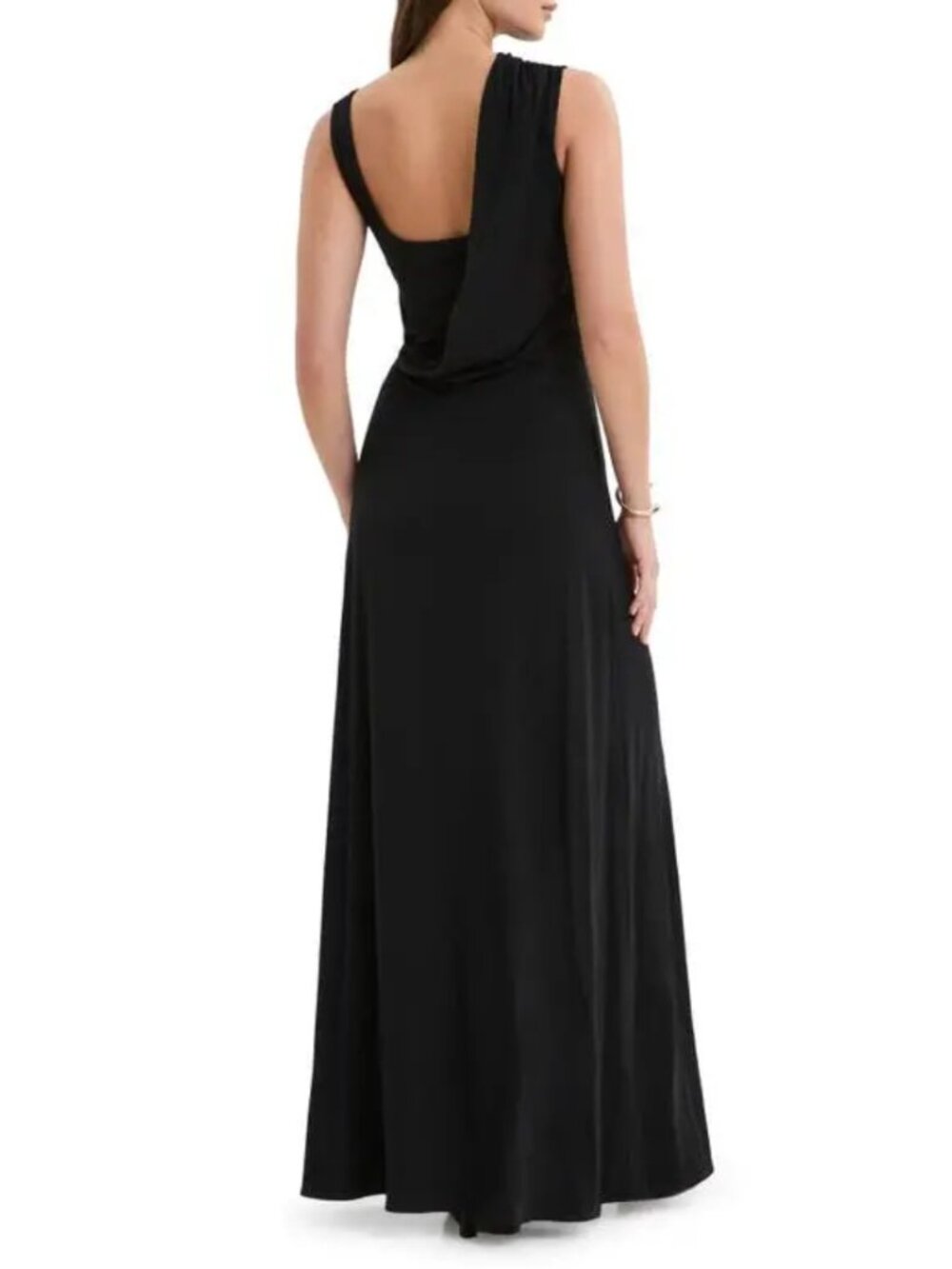 MARCELLA Laurel Sleeveless Stretch Jersey Gown Black Evening Size S NWOT